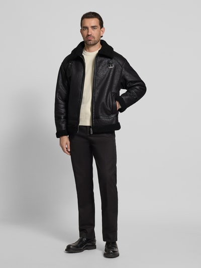 Lindbergh Jacke in Leder-Optik Black 1