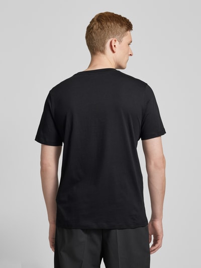 HUGO T-Shirt mit Motiv-Print Modell 'Dikobra' Black 5