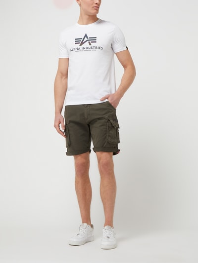 Alpha Industries T-shirt met logo Wit - 1