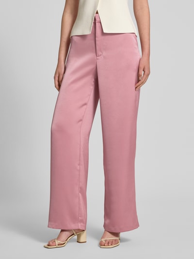 Neo Noir Hose mit weitem Bein und Eingrifftaschen Modell 'Emmett' Rose 4