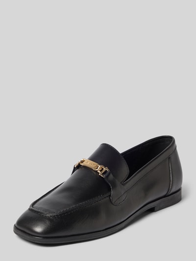 Productfoto, dames loafers van Gimble, echt leer, afgeronde punt, comfortmodel, labelapplicatie, hakhoogte maat 40: 2 cm, schachthoogte 6 cm, schachtbreedte 9 cm, model 'Gimble' van Gimble