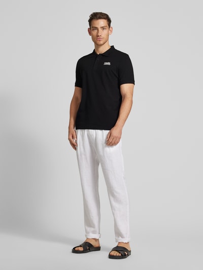 Karl Lagerfeld Poloshirt met logoprint Zwart - 1