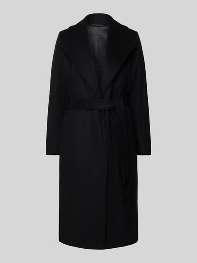 Selected Femme Płaszcz o kroju regular fit z mieszanki wełny model ‘ROSA’ Czarny 2