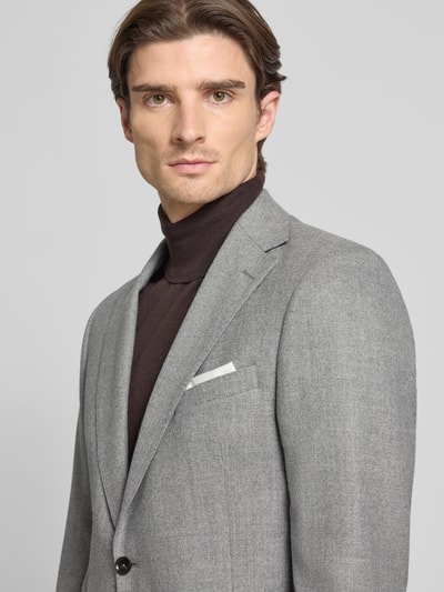 Carl Gross 2-Knopf-Sakko mit Reverskragen Modell 'Franz' Hellgrau 3