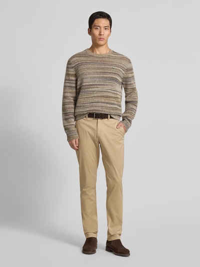 MCNEAL Slim Fit Chino mit Gesäßtaschen Beige 1