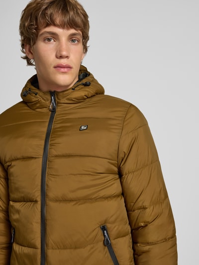 Blend Gewatteerd jack met ritszakken Middenbruin - 3