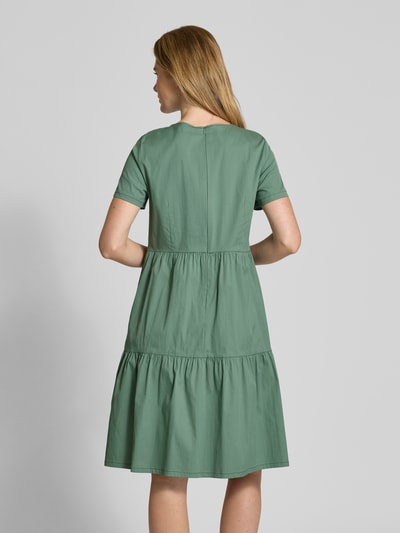 ROBE LÉGÈRE Knielange jurk in laagjeslook Lindegroen - 5