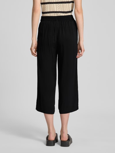 Only Wijde broek van zuivere viscose, model 'NOVA LIFE' Zwart - 5