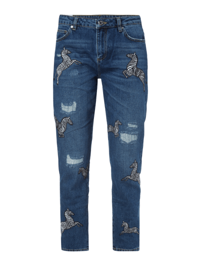 Zoe Karssen Boyfriend fit jeans met borduursels Jeans - 2