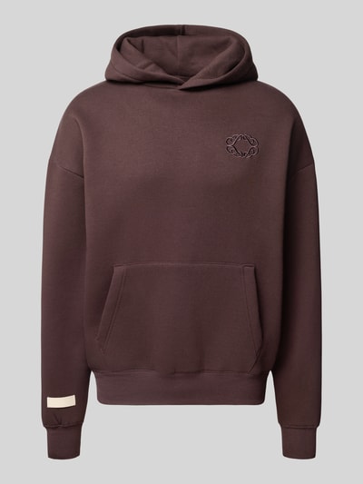 PROHIBITED Hoodie met capuchon Donkerbruin - 2