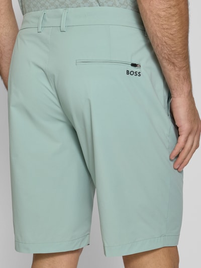 BOSS Green Shorts mit Gesäßtasche Modell 'Speedflex' Mint 3