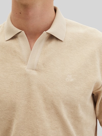 Marc O'Polo Regular Fit Poloshirt aus reinem Baumwoll-Frottee Beige 3