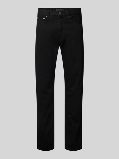 Produktfoto, Straight Leg Jeans aus reiner Baumwolle von Tommy Hilfiger, Optik: Unifarben, Passform: Straight Leg, 5-Pocket-Design, Denim