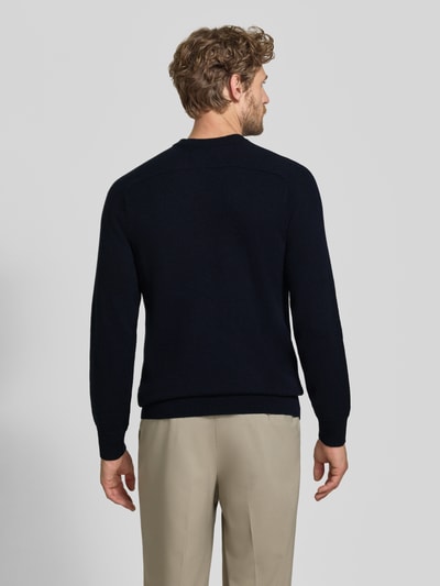 FTC Cashmere Regular Fit Strickpullover aus reinem Kaschmir Marine 5