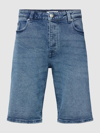REVIEW Jeansshorts in 5-pocketmodel Blauw - 2