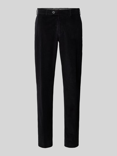 Hiltl Regular Fit Cordhose mit seitlichen Eingrifftaschen Black 1