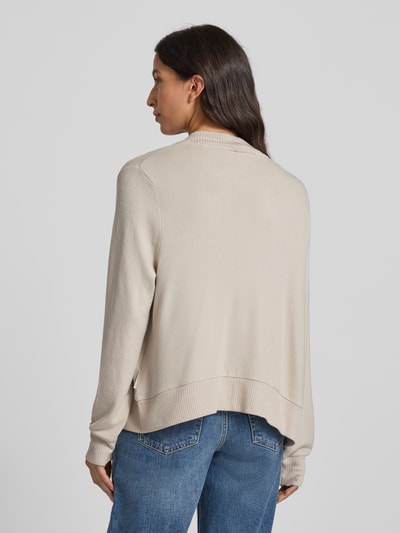 Marc O'Polo Kurtka z dzianiny o kroju regular fit z mieszanki modalu Beżowy melanż 5