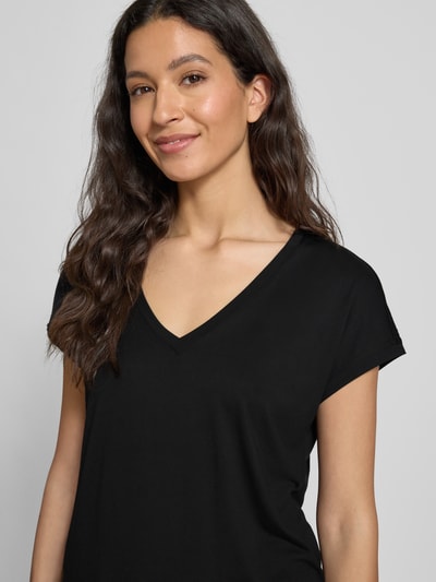 Tom Tailor Denim Loose Fit T-Shirt aus aus Viskose-Mix Black 3