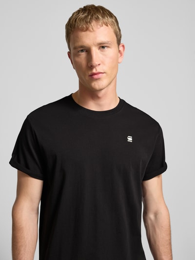 G-Star RAW T-shirt met labeldetail Zwart - 3