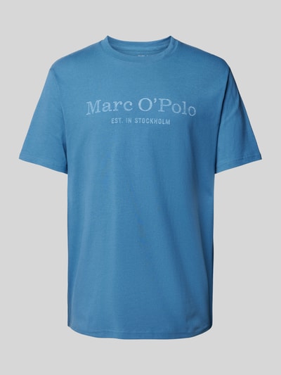 Marc O'Polo T-Shirt mit Label-Print Rauchblau 2