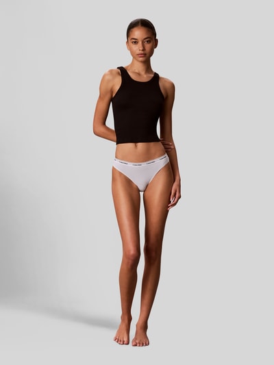 Calvin Klein Underwear Slip aus Baumwoll-Mix im 3er-Pack Hellblau 1