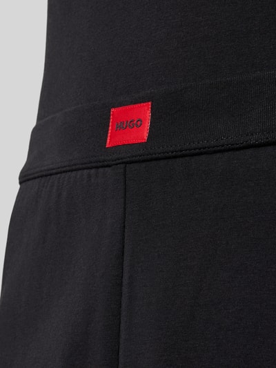 Produktfoto, Regular Fit Pyjama-Set aus Baumwoll-Mix Modell 'NITE' von HUGO, efekt: jednolity kolor, naszywka z logo, mieszanka bawełny, dżersej