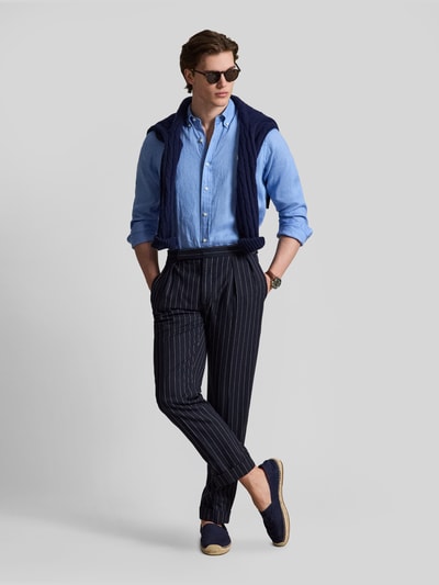 Polo Ralph Lauren Relaxed Fit Freizeithemd aus reinem Leinen Blau 1