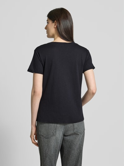 monari T-shirt met statementprint Zwart - 5