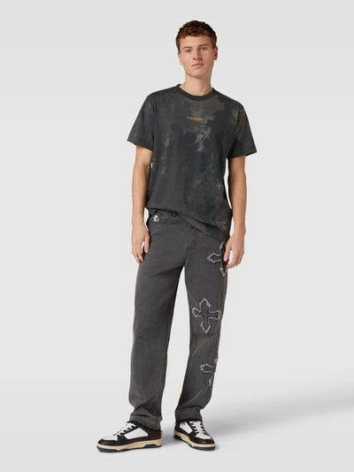 G-Star Raw T-Shirt mit Logo-Print und Rundhalsausschnitt Black 1