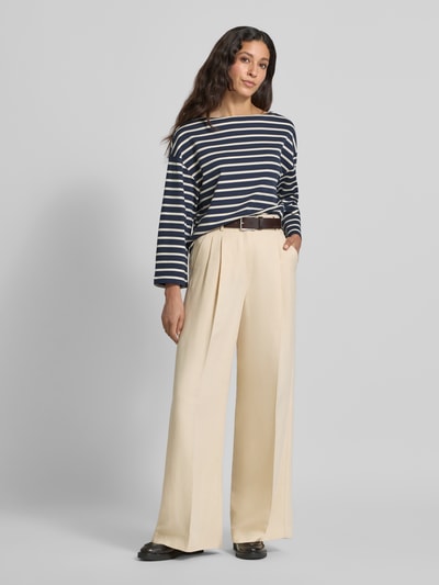 Weekend Max Mara Bluza o kroju relaxed fit z czystej bawełny model ‘CAMPALE’ Granatowy 1