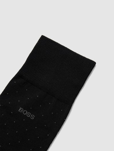 BOSS Socken mit Allover-Muster Modell 'George Dots' Black 2