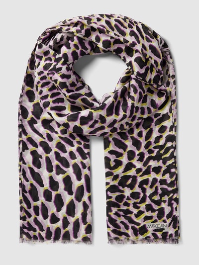 Marc Cain Sjaal met all-over print Lila - 1