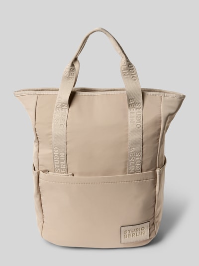 STUDIO BERLIN Rucksack mit Logo-Patch Modell 'Kreuzberg' Sand 2