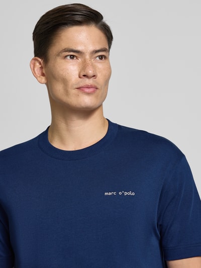 Marc O'Polo Regular Fit T-Shirt aus reiner Baumwolle Royal 3