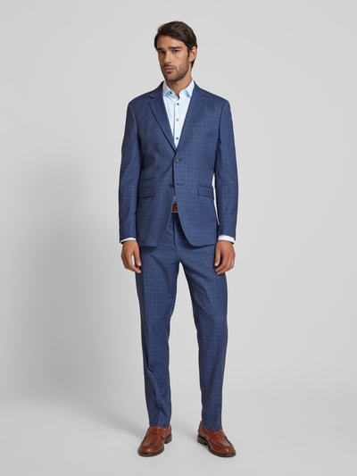 OLYMP No. Six Super slim fit zakelijk overhemd met kentkraag Bleu - 1