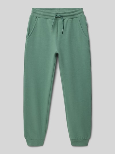 Mayoral Regular fit sweatpants met achterzak Donkergroen - 1