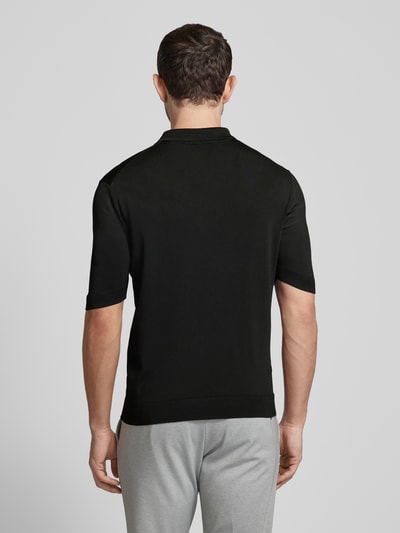 HUGO Regular fit poloshirt met labelpatch, model 'Sayfong' Zwart - 5