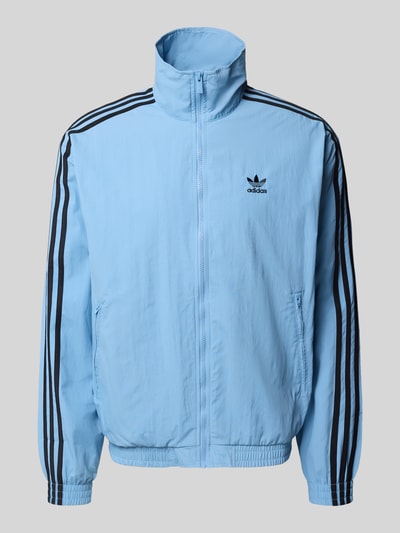 adidas Originals Sweatjack met labelstitching Rookblauw - 2