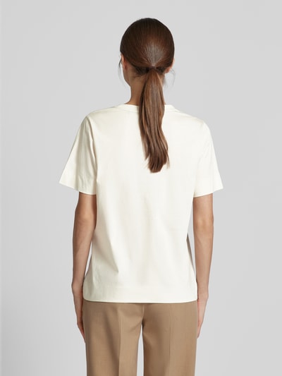 BOSS T-Shirt mit Label-Stitching Offwhite 5