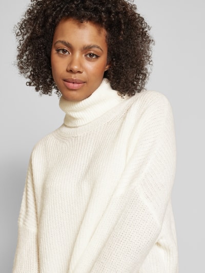 Rich & Royal Strickpullover mit Rollkragen Offwhite 3