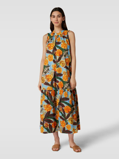 Weekend Max Mara Midi-jurk met opstaande kraag, model 'VERDUN' Lichtblauw - 4