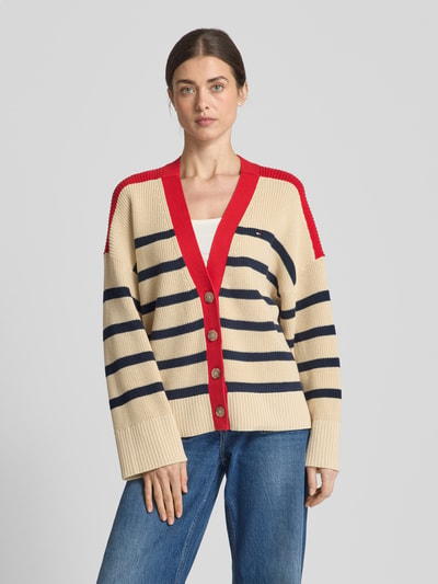 Tommy Hilfiger Relaxed fit cardigan van puur katoen Zand - 4