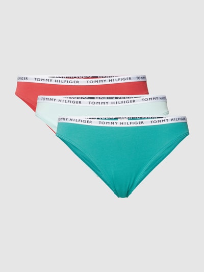 TOMMY HILFIGER Slip mit Label-Print im 3er-Pack Mint 2