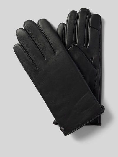 Roeckl Handschuhe mit Label-Detail Modell 'Boston' Black 1