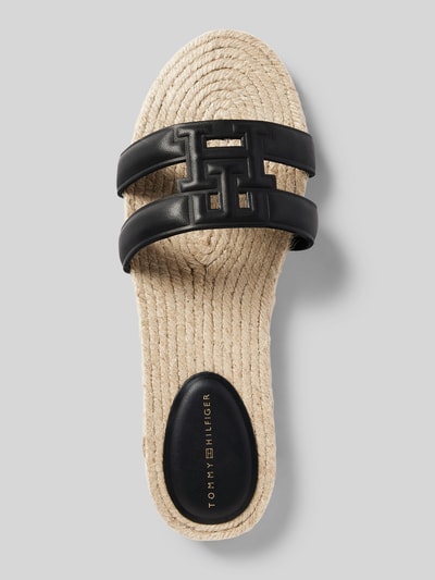 Tommy Hilfiger Slides in Flecht-Optik Black 3