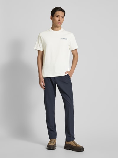 Napapijri T-Shirt mit Label-Print Modell 'SOVANA' Offwhite 1