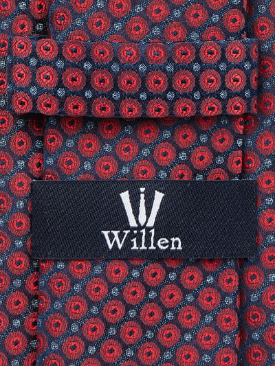 Willen Krawatte aus Seide (7 cm) Rot 2