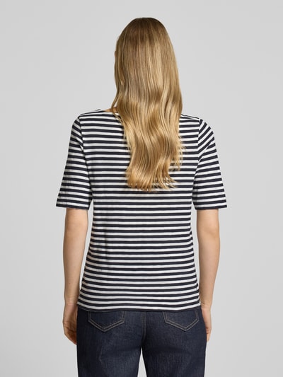 s.Oliver RED LABEL T-shirt o kroju relaxed fit z czystej bawełny Granatowy 5