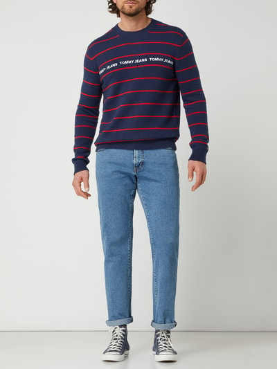 Tommy Jeans Pullover mit Streifenmuster Marine 1