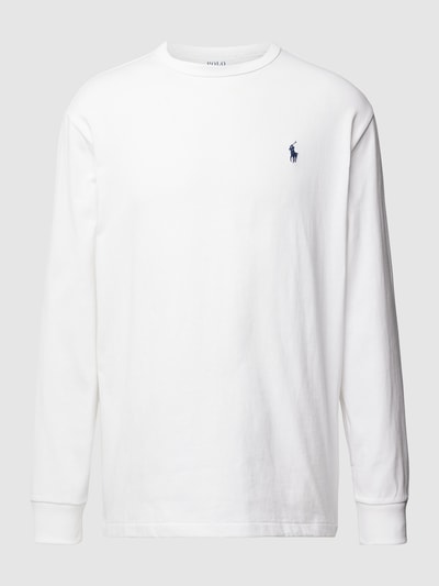 Polo Ralph Lauren Longsleeve mit Logo-Stitching Weiss 2